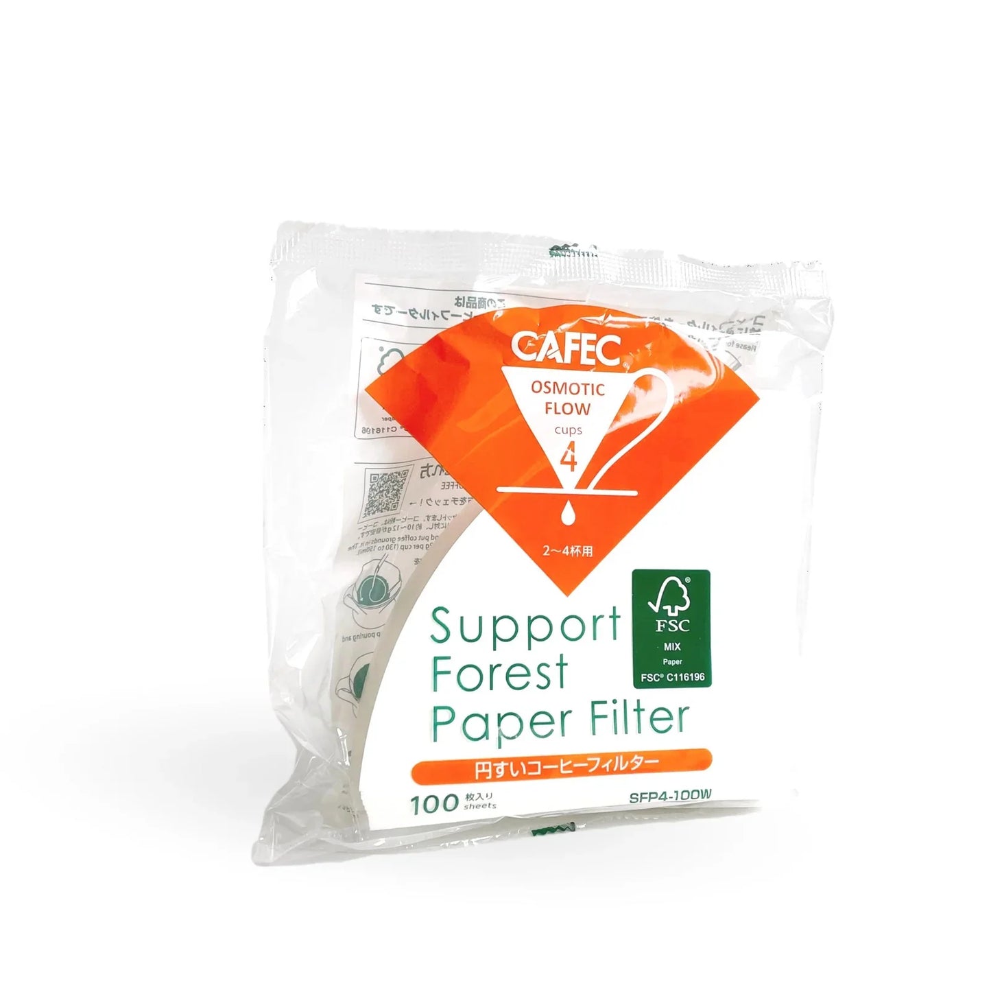 Cafec Filtros de café SFP (Support Forest Paper) 100 unidades