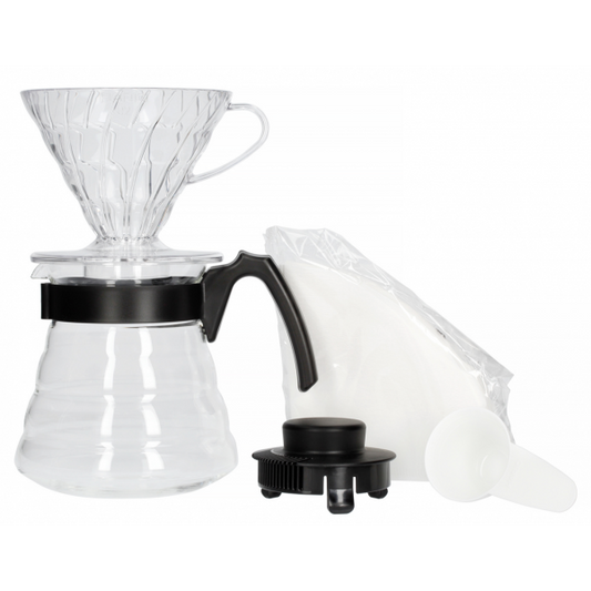 Kit hario v60 color negro