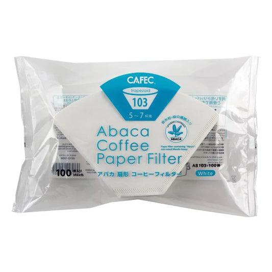Filtro De Papel Cafec Abaca Trapezoidal  101, 102 y 103