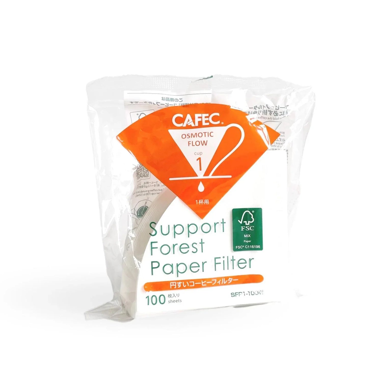 Cafec Filtros de café SFP (Support Forest Paper) 100 unidades