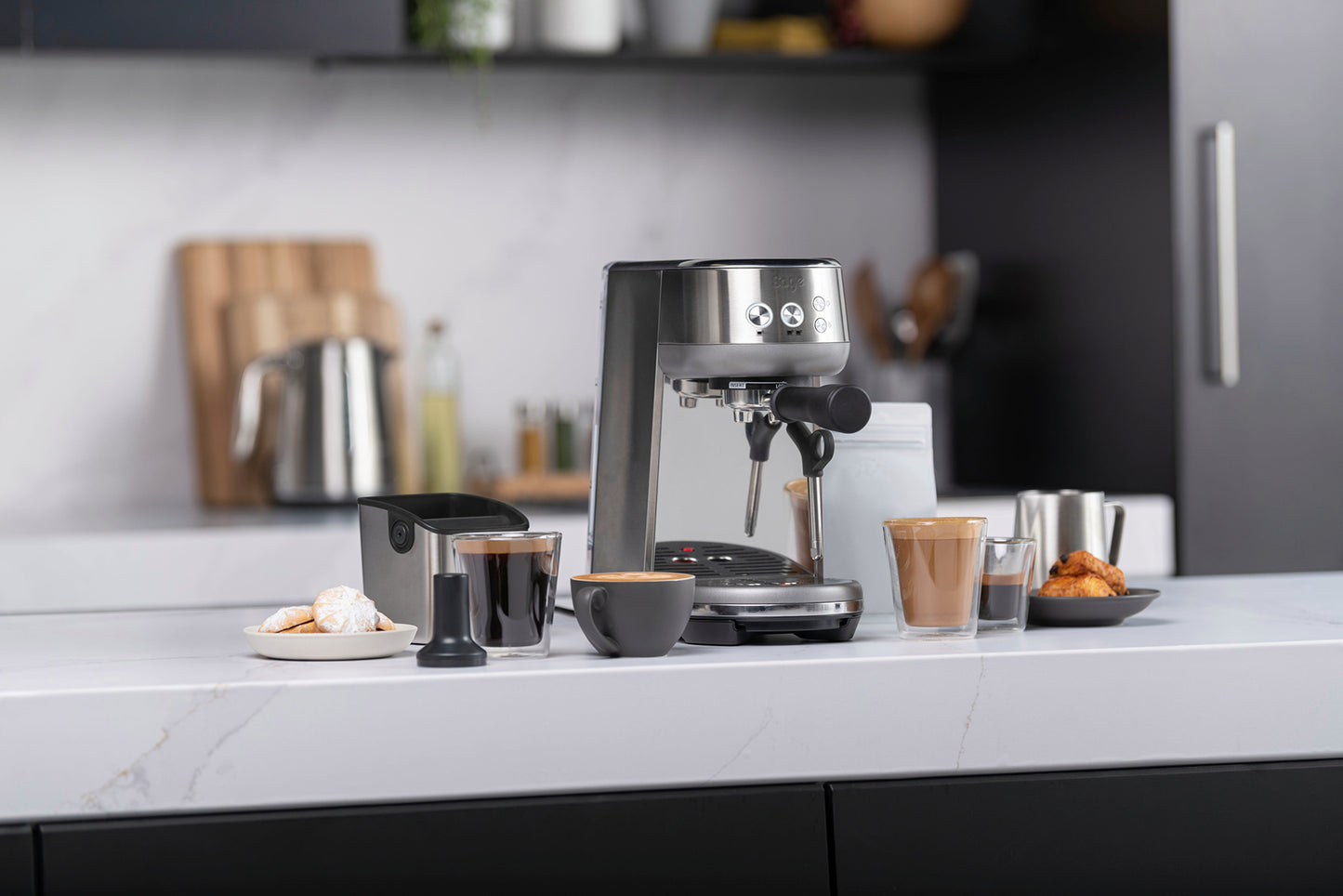 CAFETERA ESPRESSO MANUAL BAMBINO INOX
