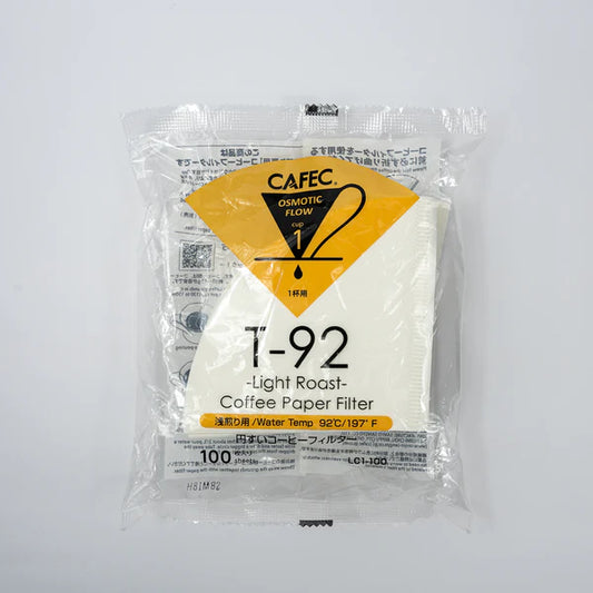 Filtros Cafec para tostado ligero 100 unidades